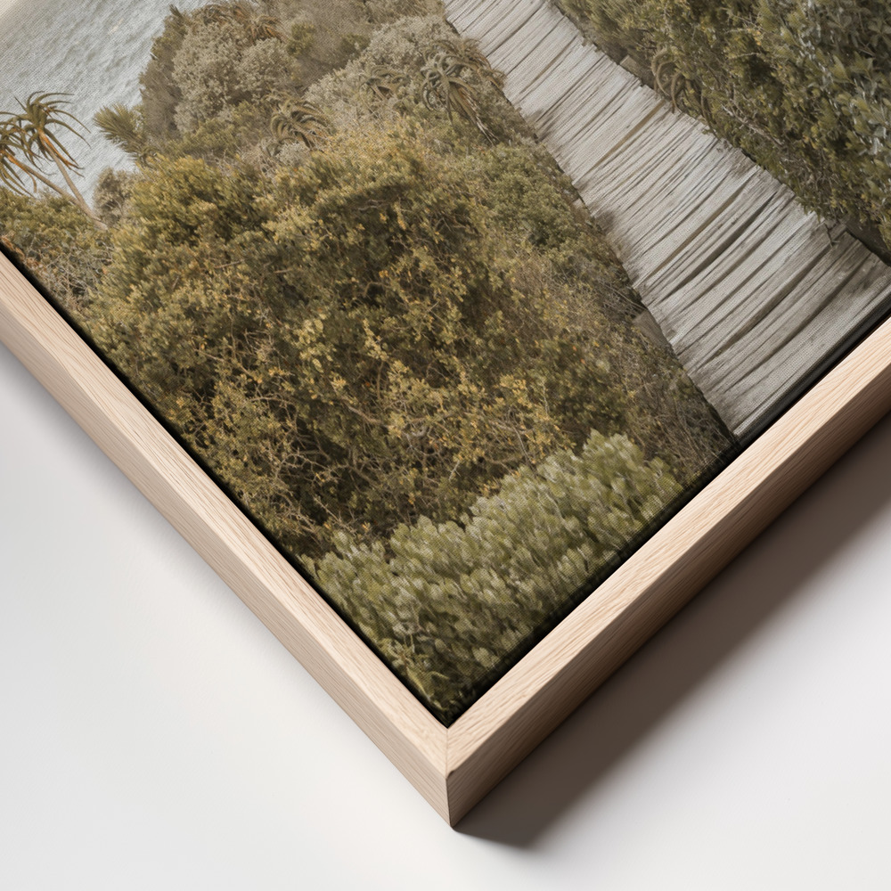 Canvas print - Boardwalk frame close up