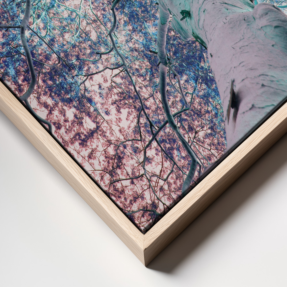 Canvas schilderi - Fever Tree frame close up - natuurlijk frame