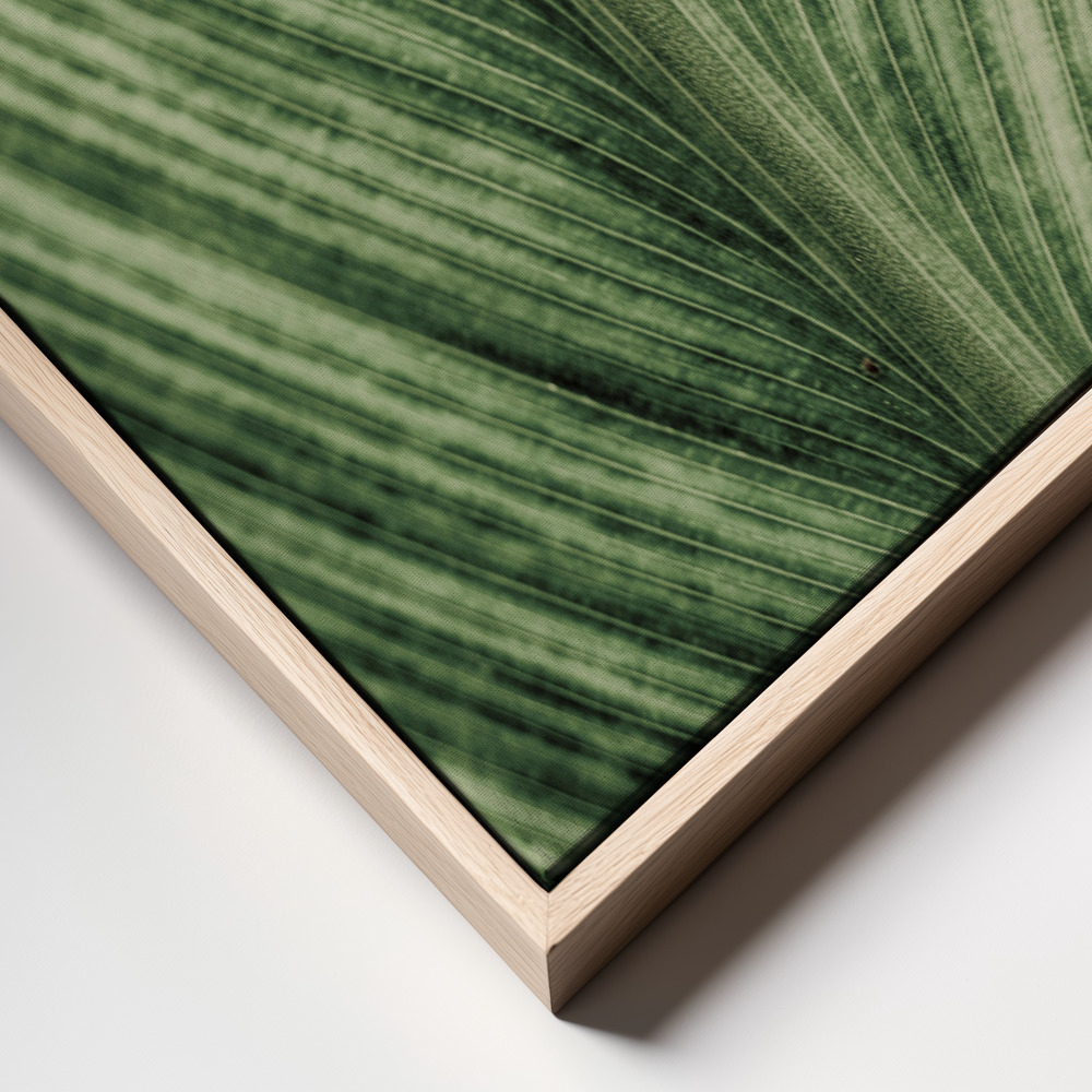 Canvas taulu - Forest Jewel kehys lähikuva - luonnollinen kehys