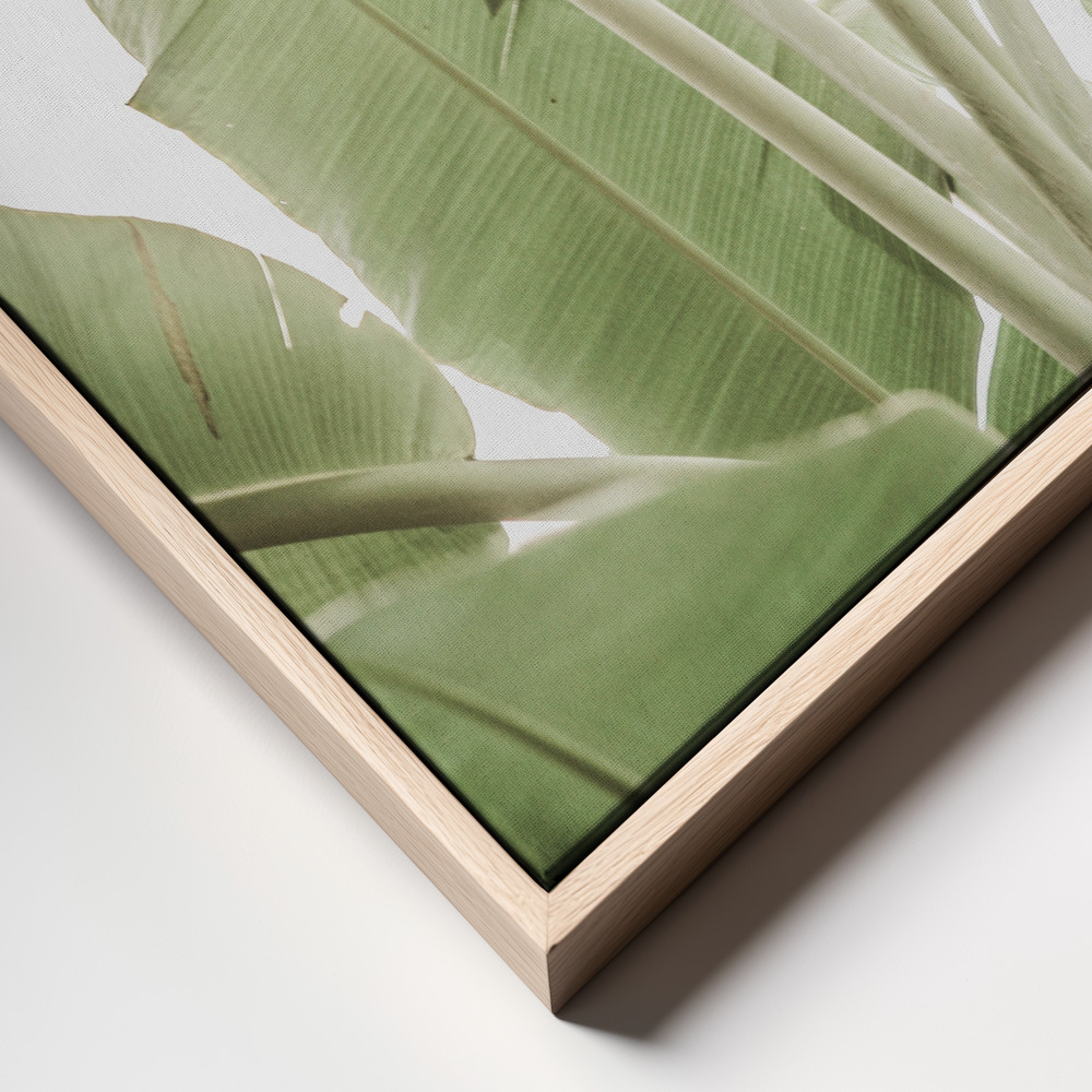 Canvas schilderi - Full Bloom frame close up - natuurlijk frame