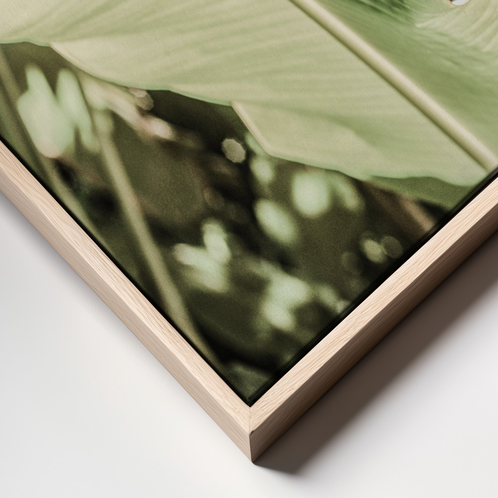 Canvas print - Lime Lightning frame close up