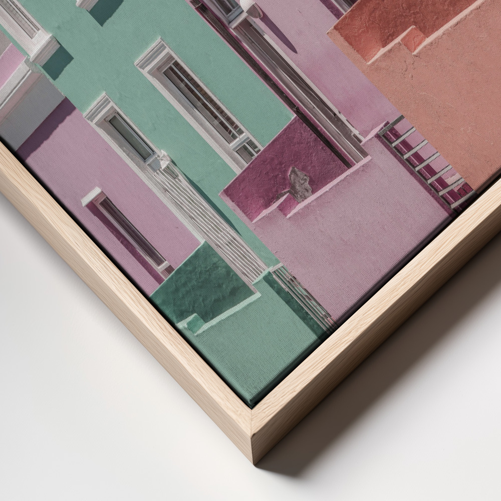 Canvas print - Locals Only frame close up