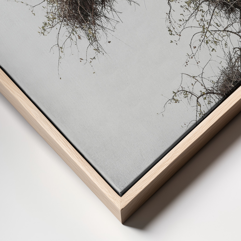Canvas taulu - Look kehys lähikuva - luonnollinen kehys