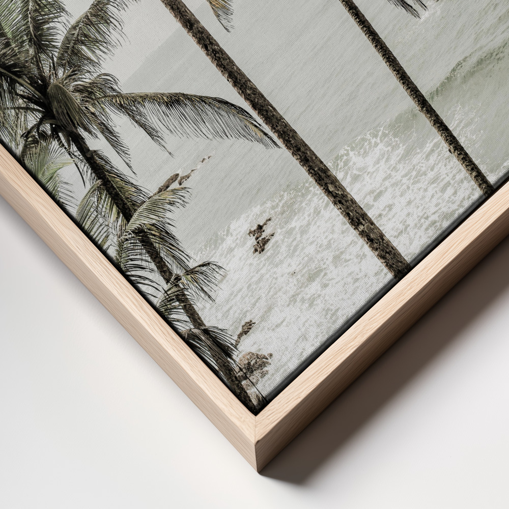 Canvas print - Love Her Madly frame close up