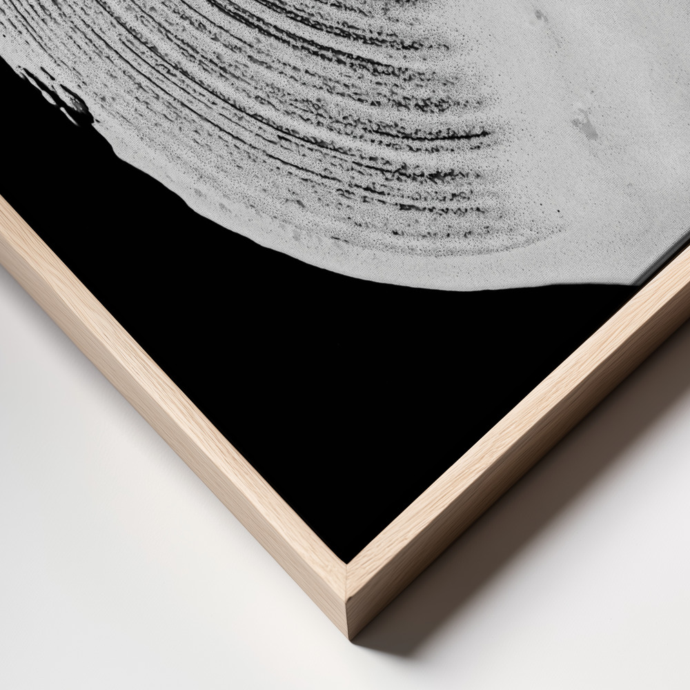 Canvas print - Minimalism 04 frame close up - natural frame