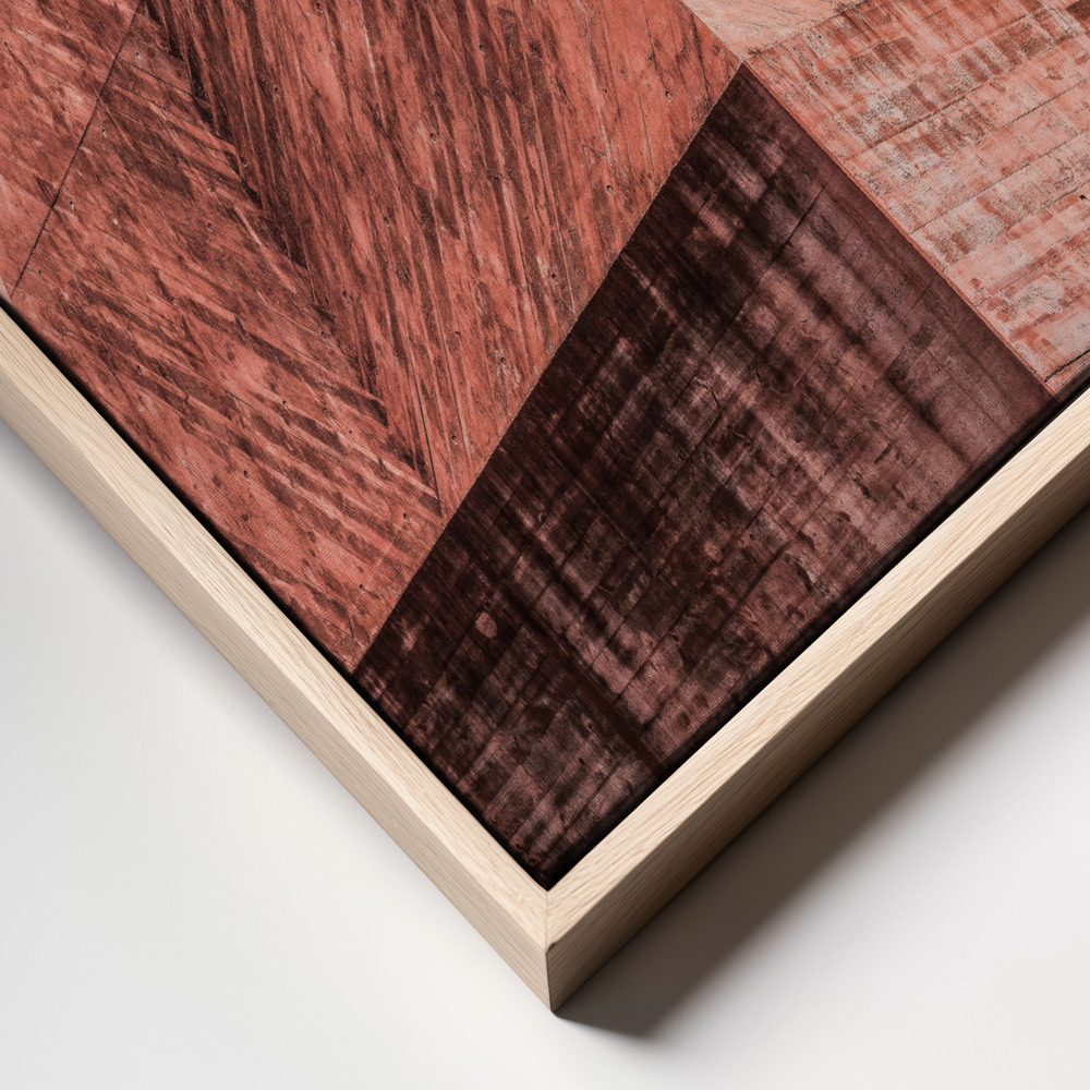 Canvas print - Mission To Mars 02 frame close up - natural frame