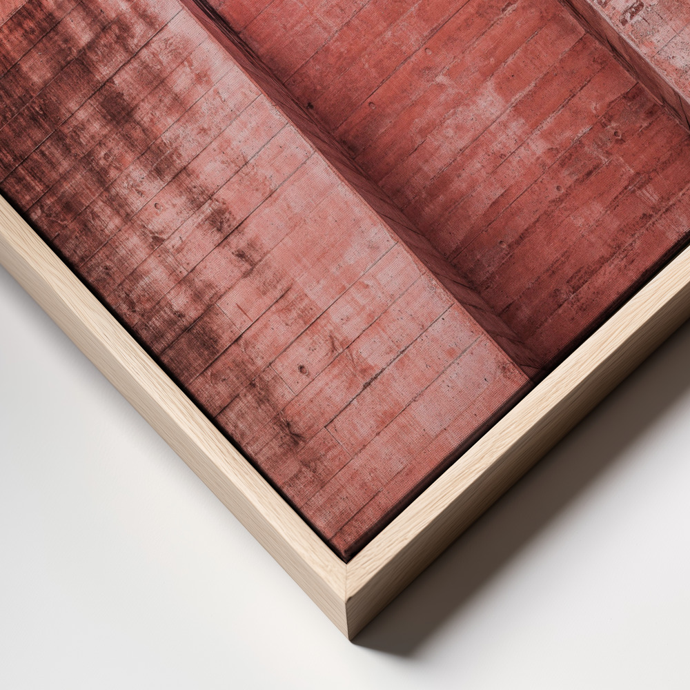 Canvas print - Mission To Mars frame close up - natural frame