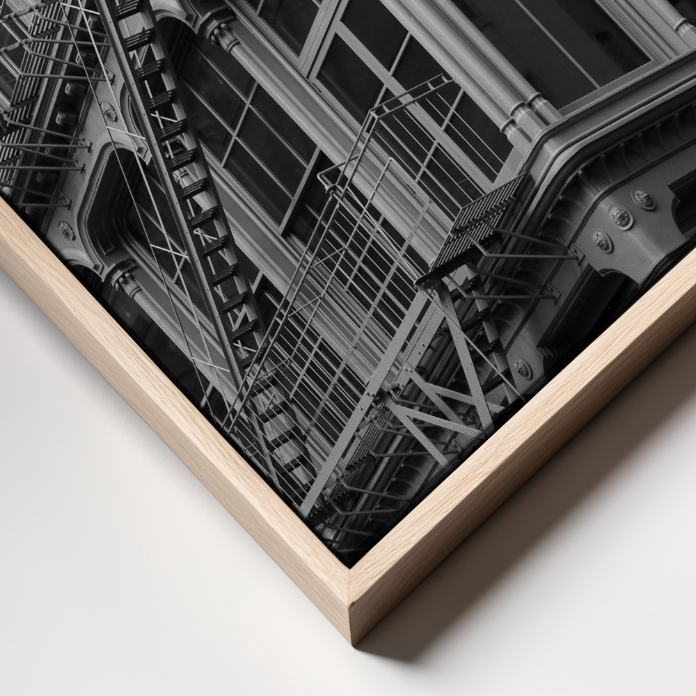 Canvas print - One Way frame close up