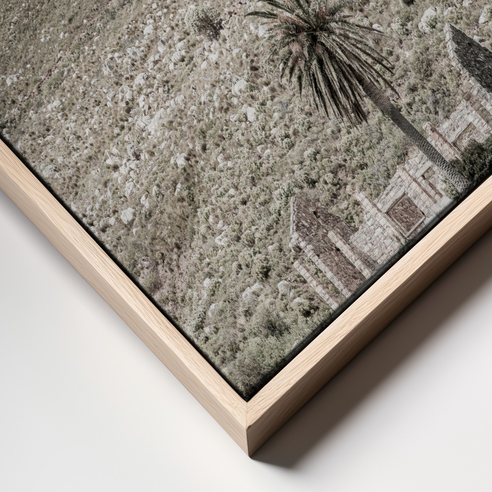 Canvas print - Palm House frame close up