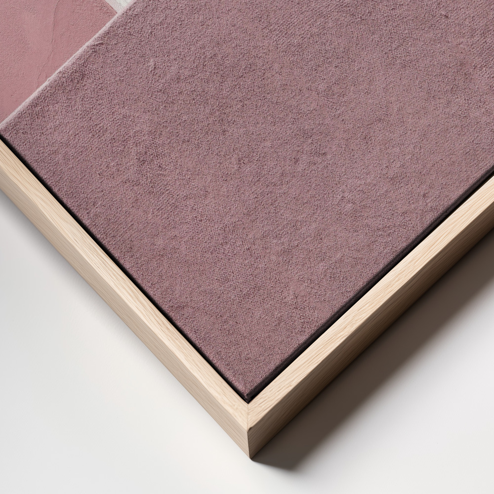 Canvas print - Pink Wall frame close up