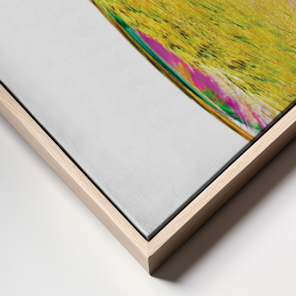 Canvas print - Polly frame close up