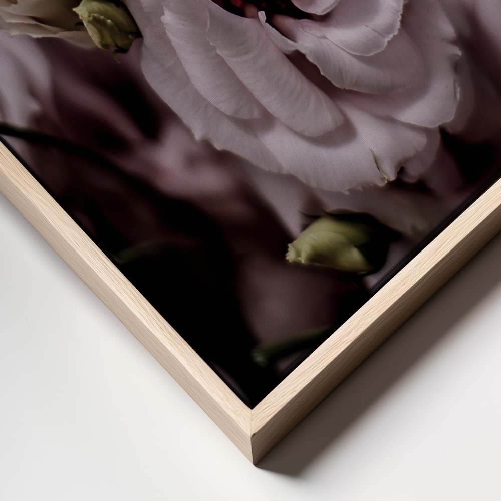 Toile - Rosa cadre en gros plan - cadre naturel