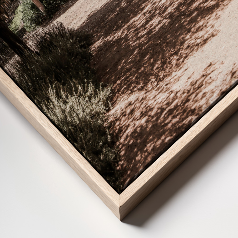 Canvas print - Secret Garden frame close up