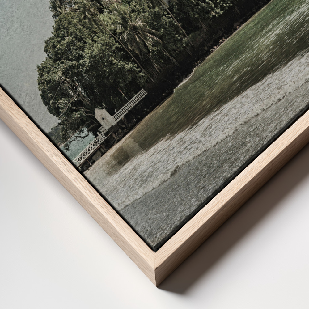 Canvas schilderi - Weligama frame close up