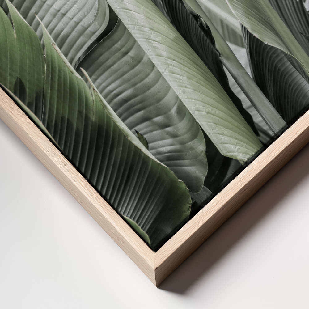 Canvas print - Wild Bannna frame close up