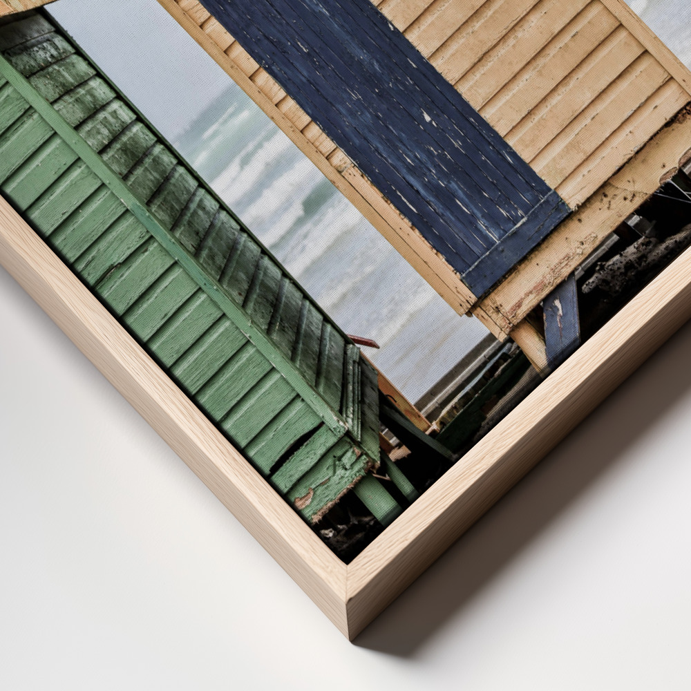 Canvas print - Yellow Hut frame close up