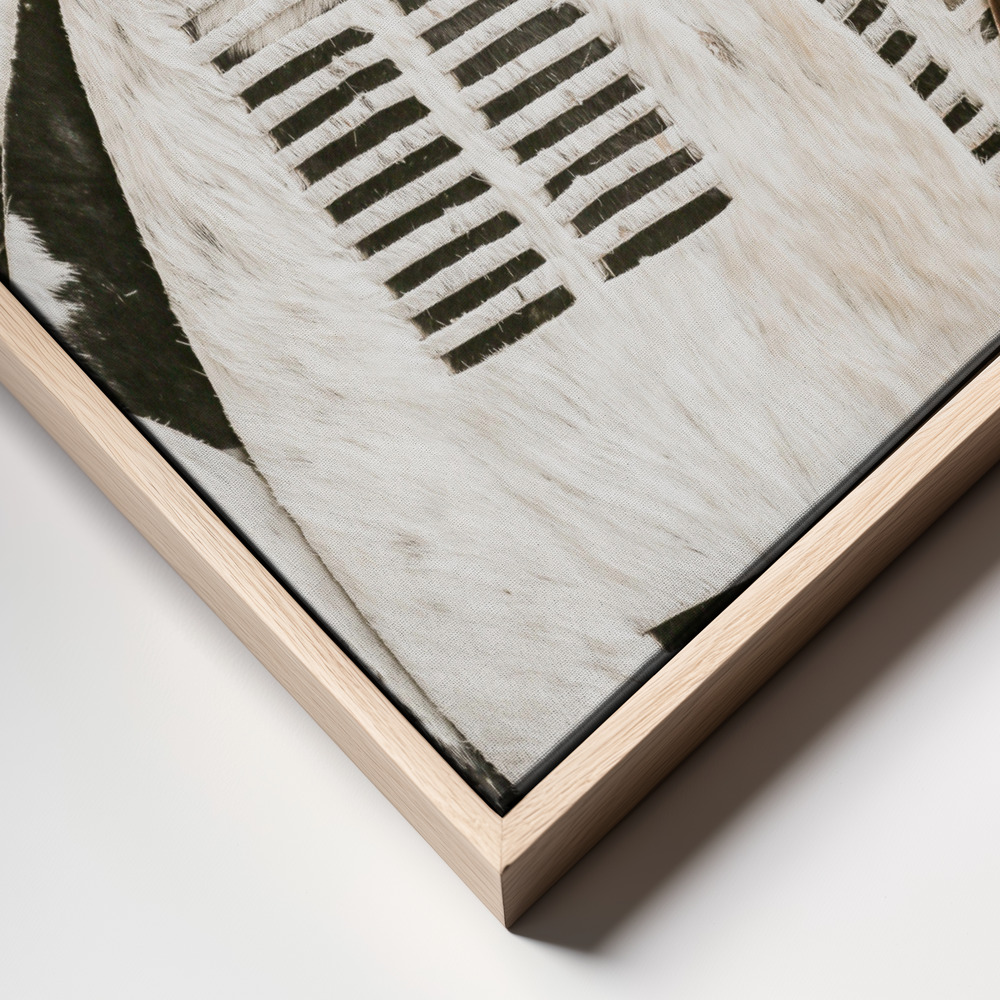 Canvas schilderi - Zulu Warrior frame close up