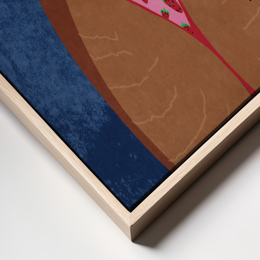Canvas print - My ass my rules frame close up