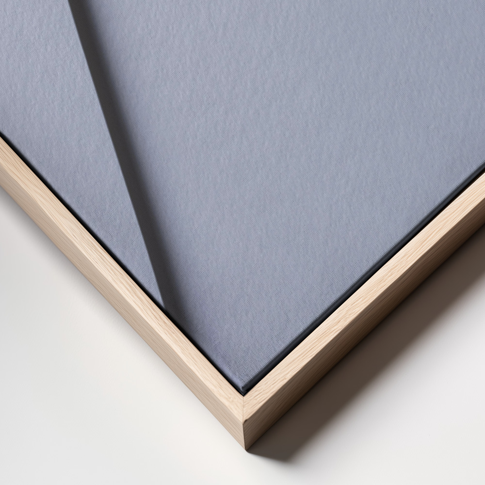 Canvas print - Paper Studies 27 frame close up - natural frame