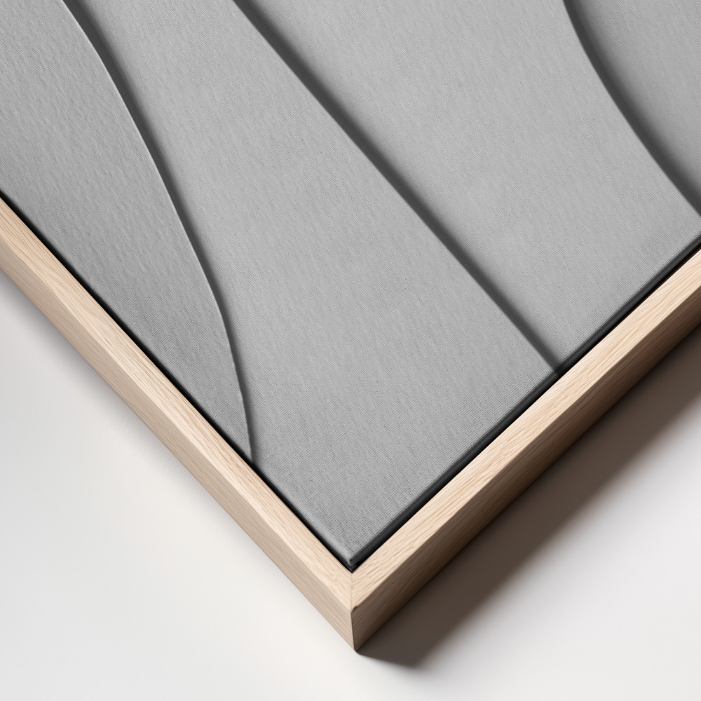 Canvas print - Paper Studies 28 frame close up - natural frame