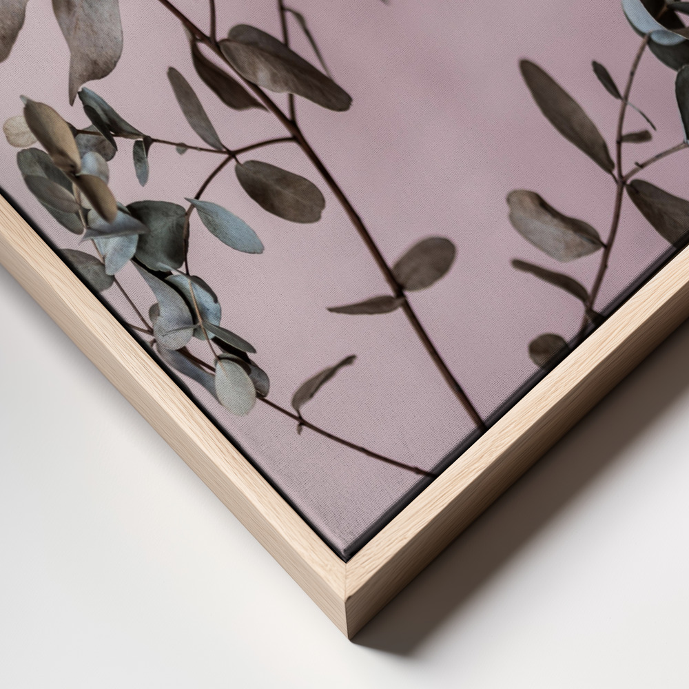 Canvas print - Eucalyptus 12 frame close up