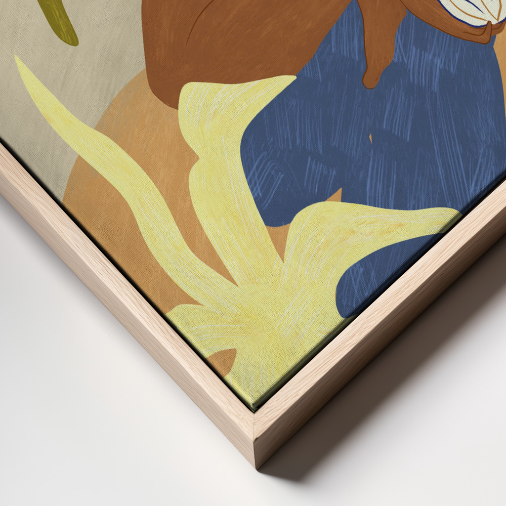 Canvas print - Aunaturel frame close up