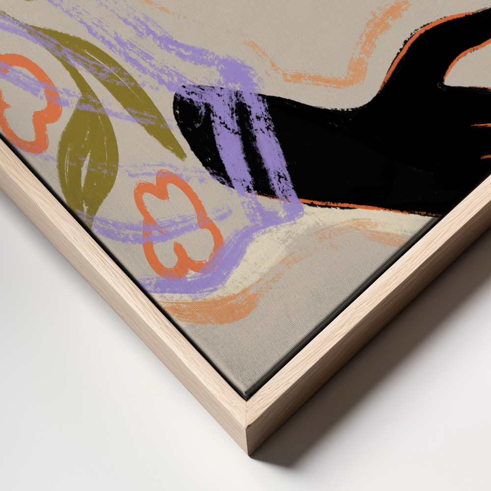 Canvas print - Embrace The Sun frame close up