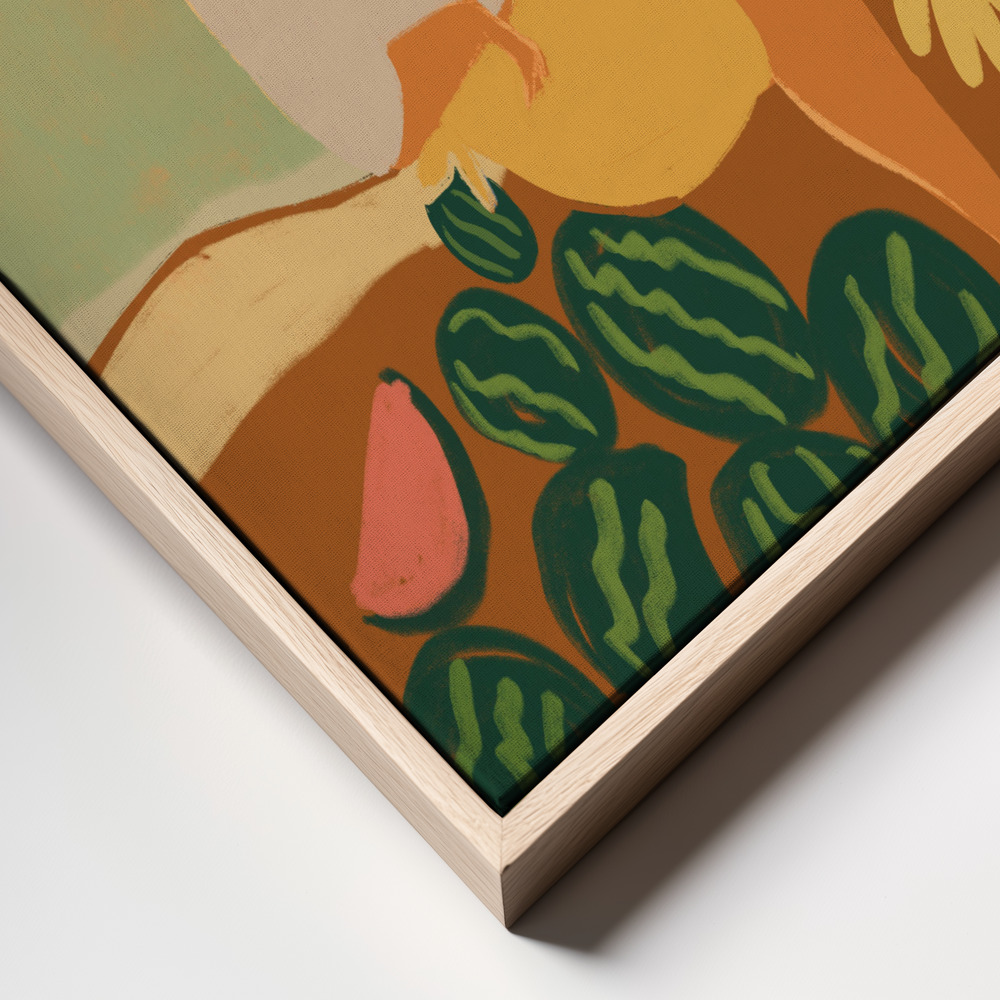 Canvas print - Farmer Guava frame close up