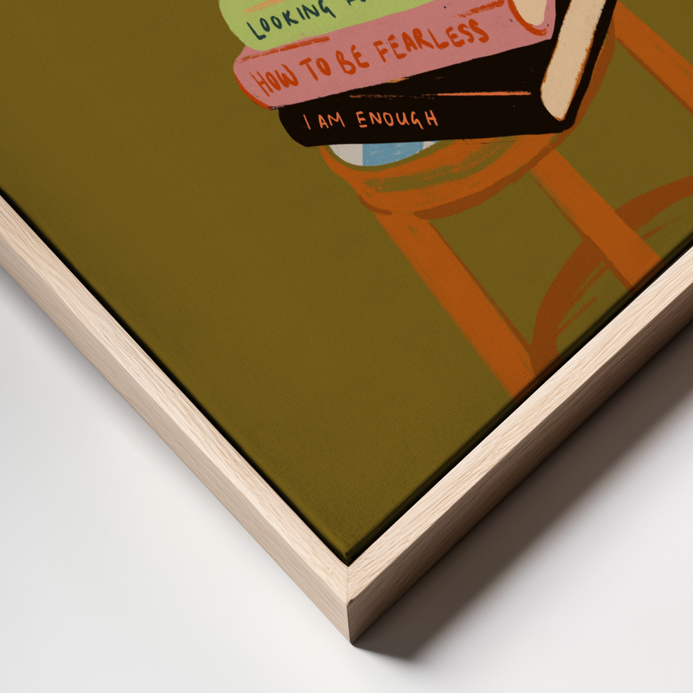 Lienzo - Floral Vase frame close up