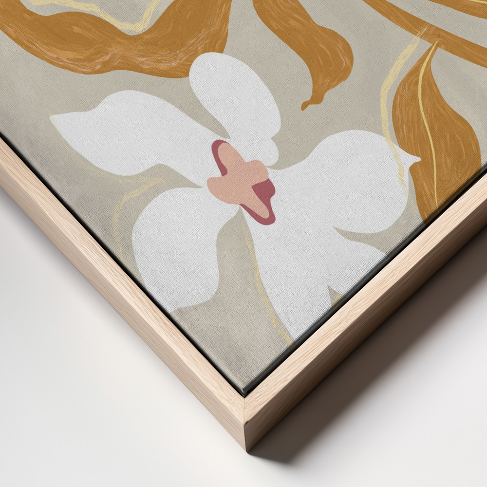Canvas print - Flowerflowerflower frame close up