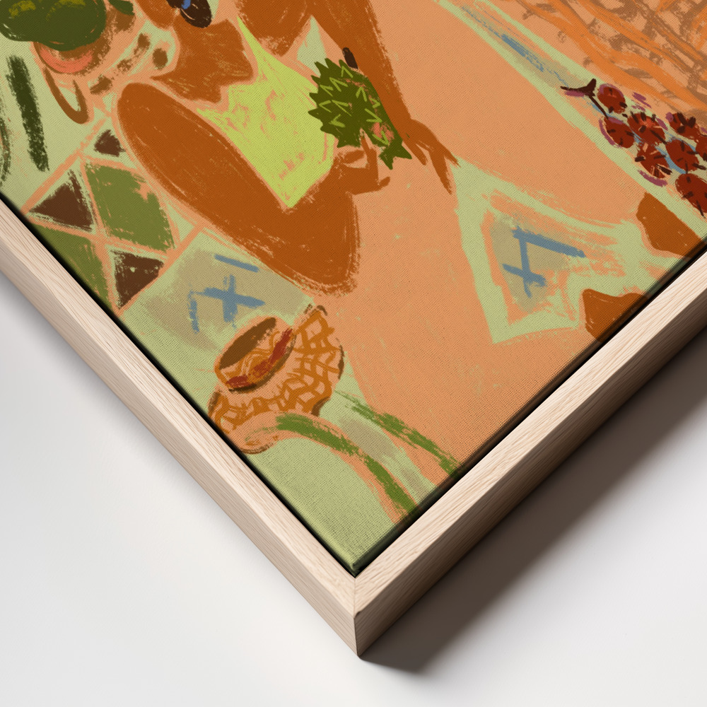 Canvas print - Fruit Stand frame close up