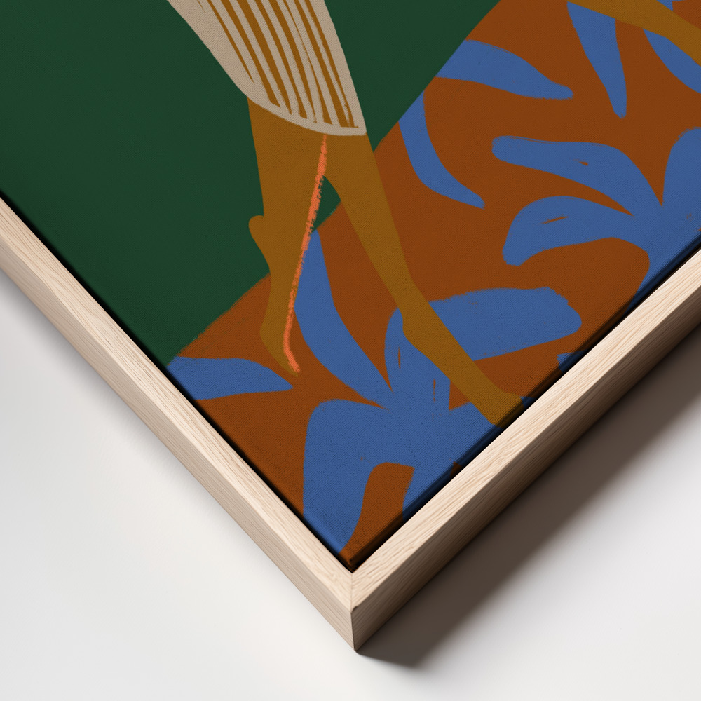 Canvas print - Mirror frame close up