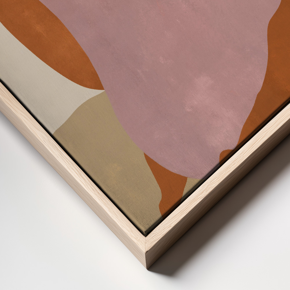 Canvas print - Smell the Orange frame close up