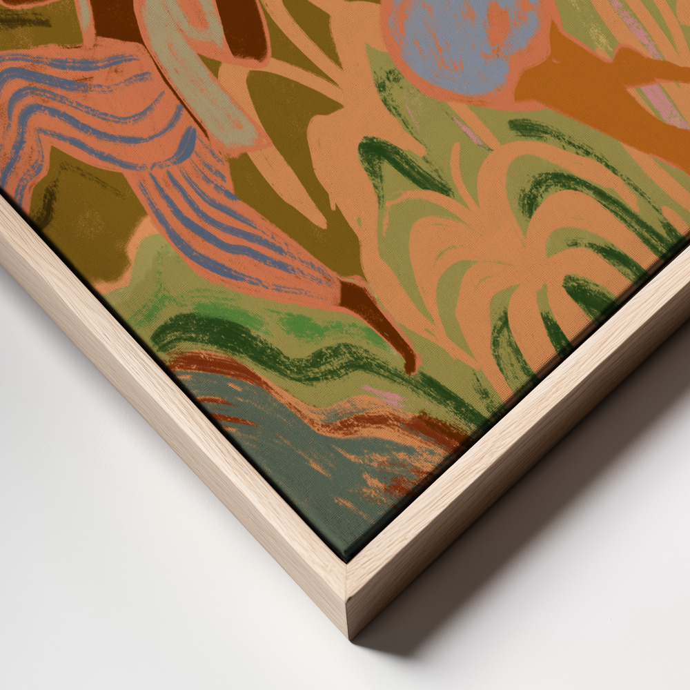 Canvas print - Spring Frolic frame close up