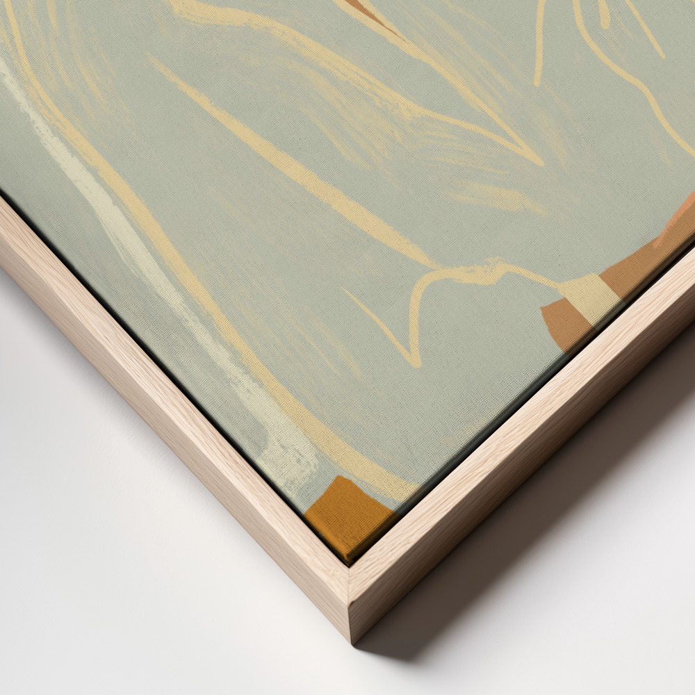 Canvas print - Thecrysanthemum frame close up