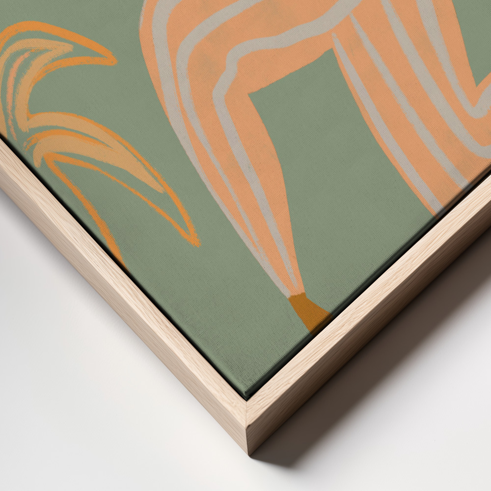 Canvas print - The Weight Of The World frame close up