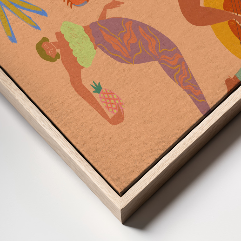Canvas print - Vacation frame close up