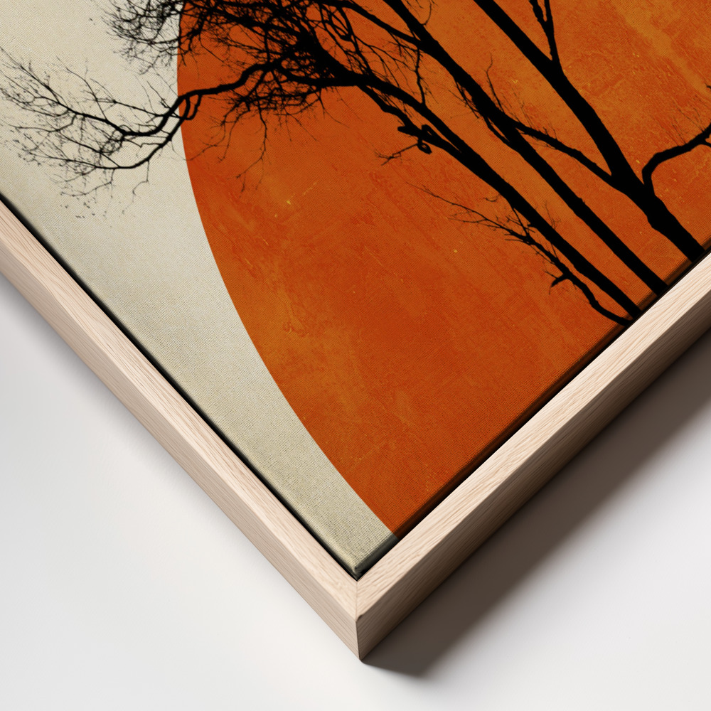 Canvas schilderi - In the Wilderness frame close up