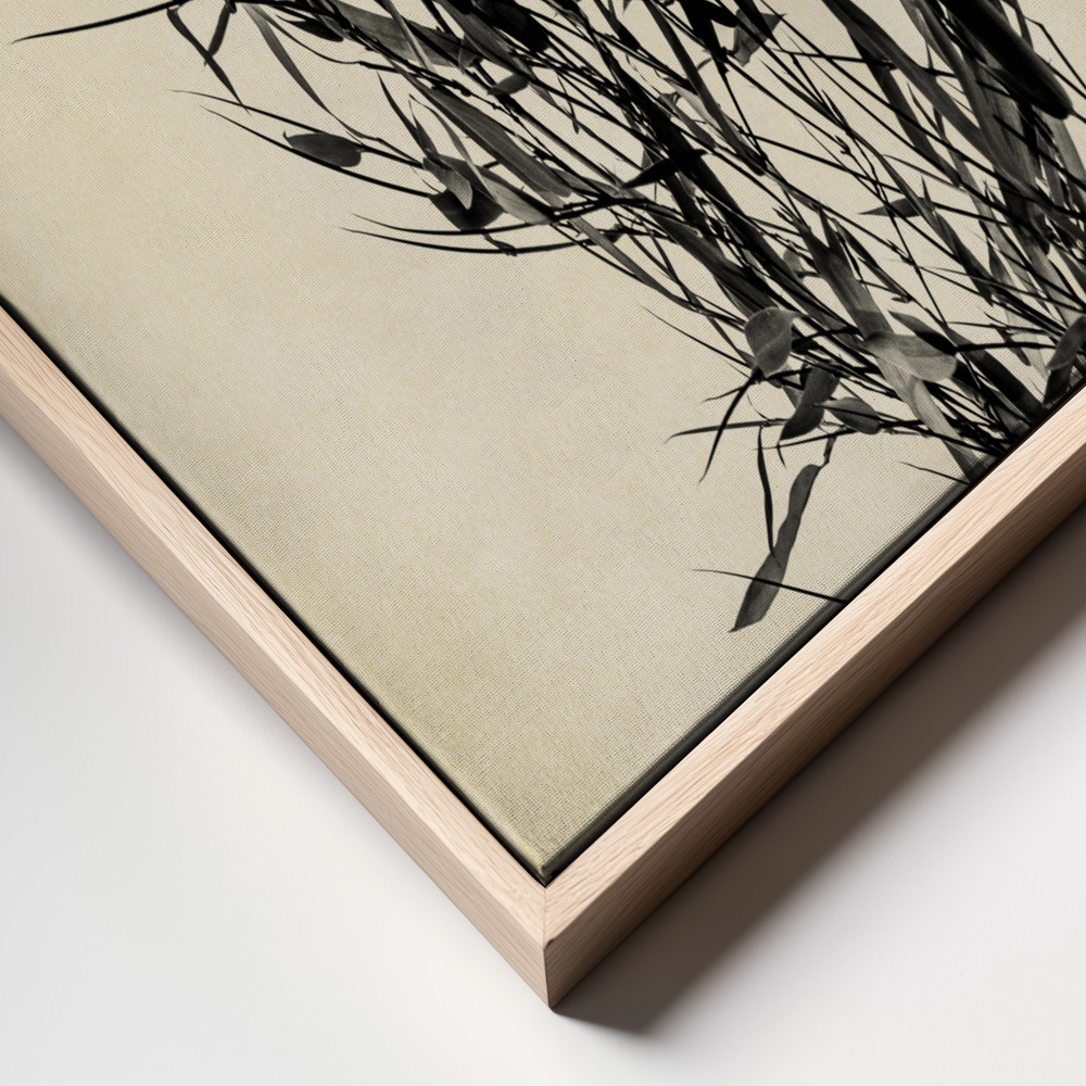 Lienzo - Japanese Birch frame close up