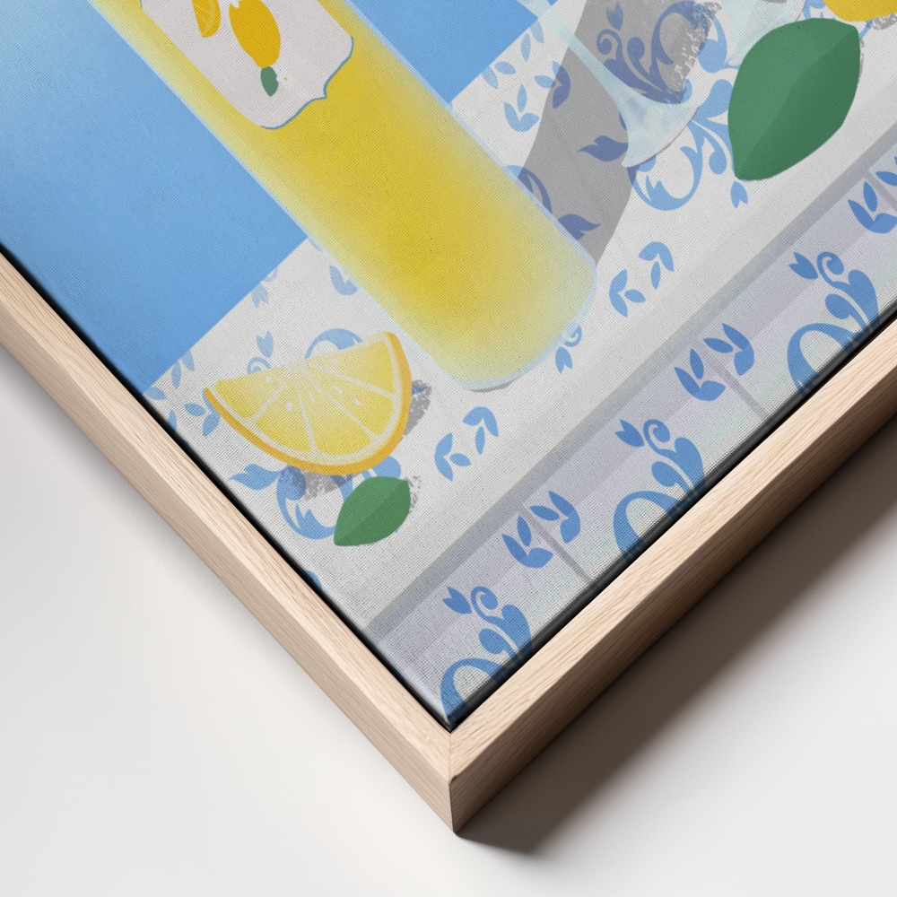 Canvas print - Limoncello frame close up