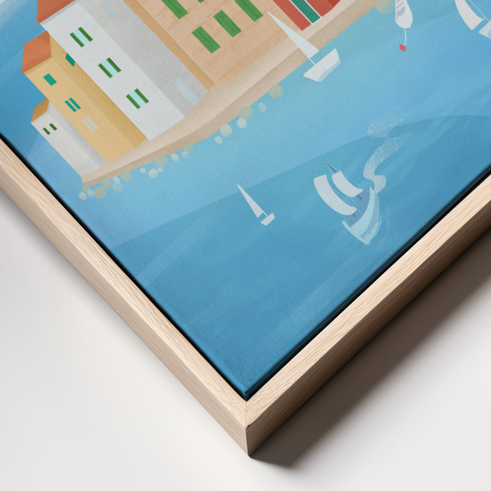 Canvas print - Rovinj frame close up
