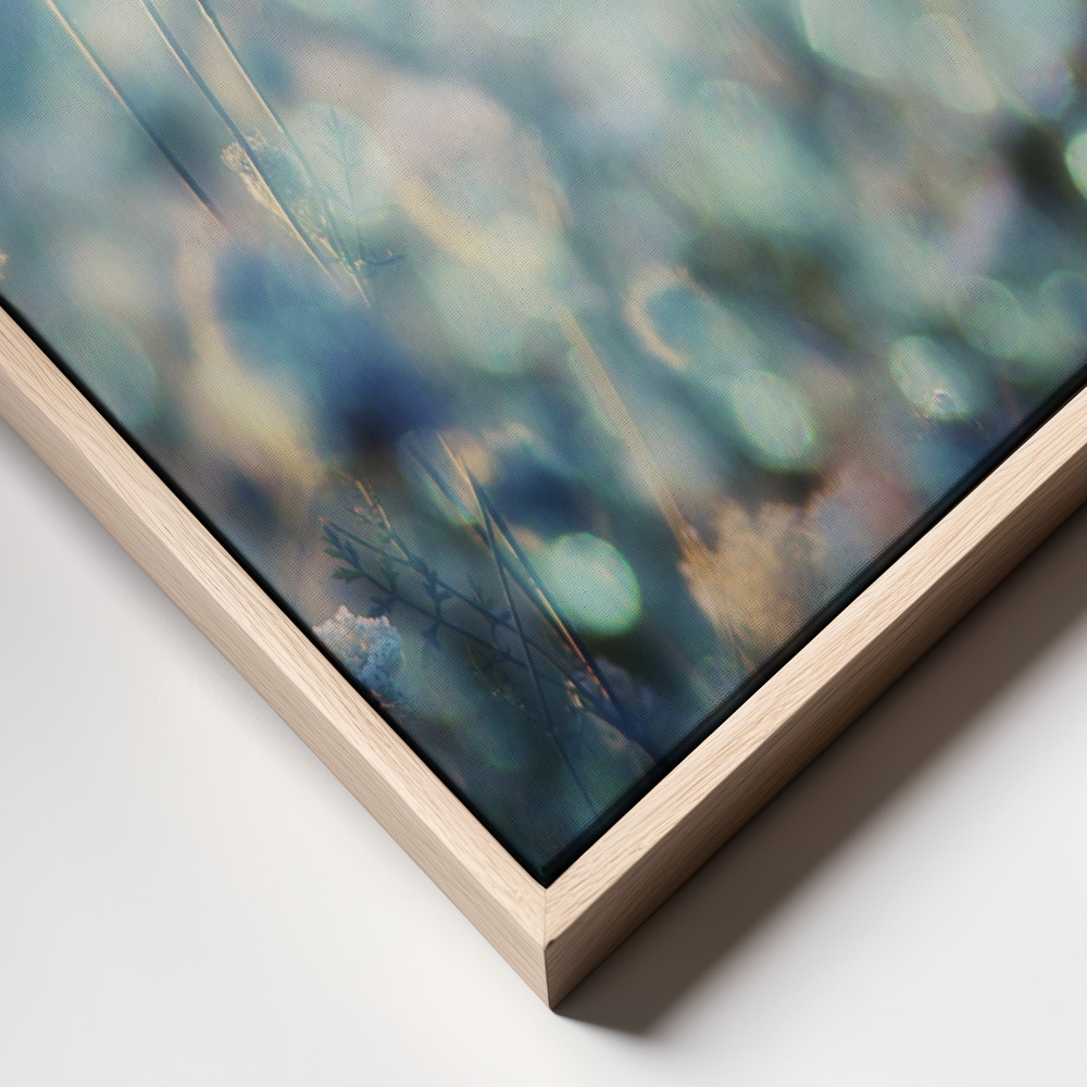 Canvas print - Diamonds frame close up