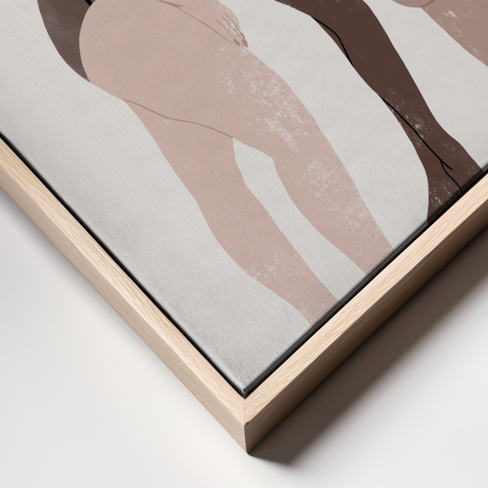 Canvas print - FEMME SAFARI nr 5 frame close up