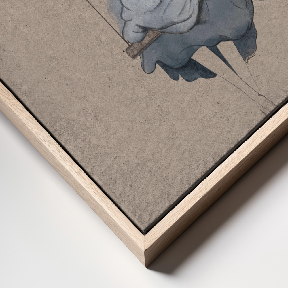 Canvas print - COLLIN frame close up
