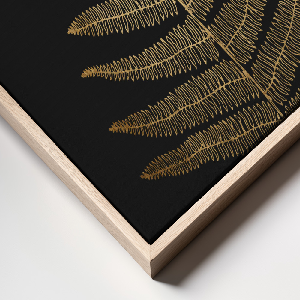 Canvas print - Shining Bright At Christmas Night frame close up