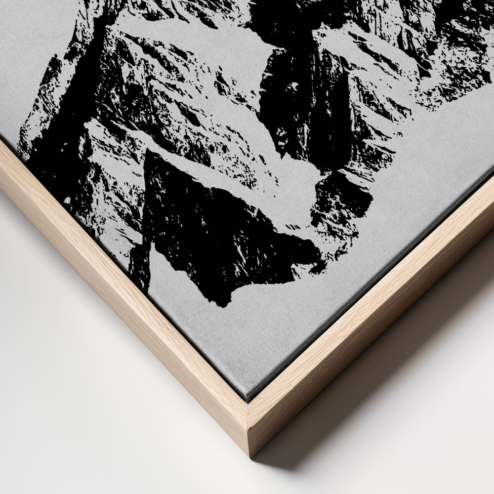 Toile - Mountains I cadre en gros plan - cadre naturel