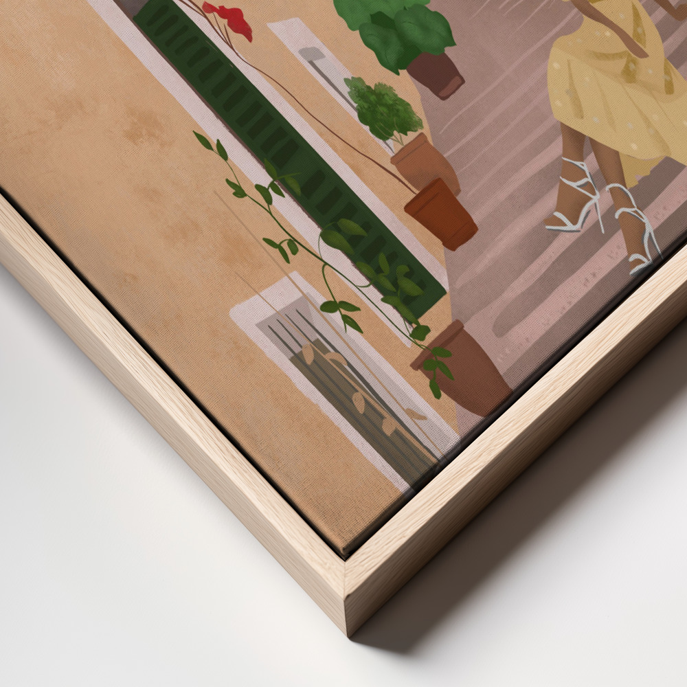 Canvas print - Mallorca Island frame close up