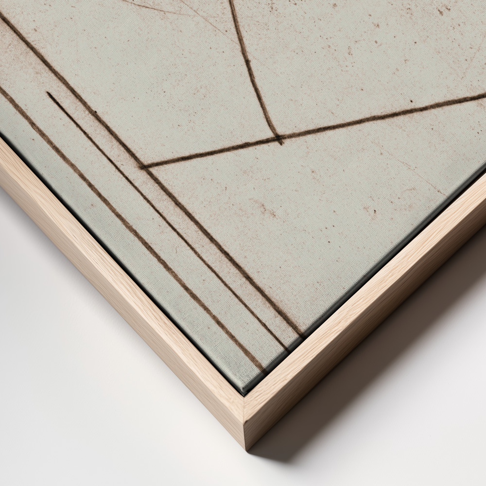 Canvas taulu - Minmod No1 kehys lähikuva - luonnollinen kehys