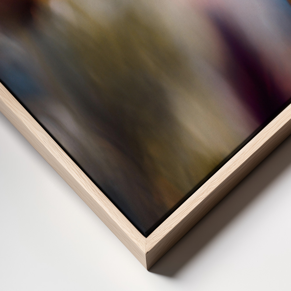 Canvas schilderi - Do you wanna dance with me frame close up - natuurlijk frame