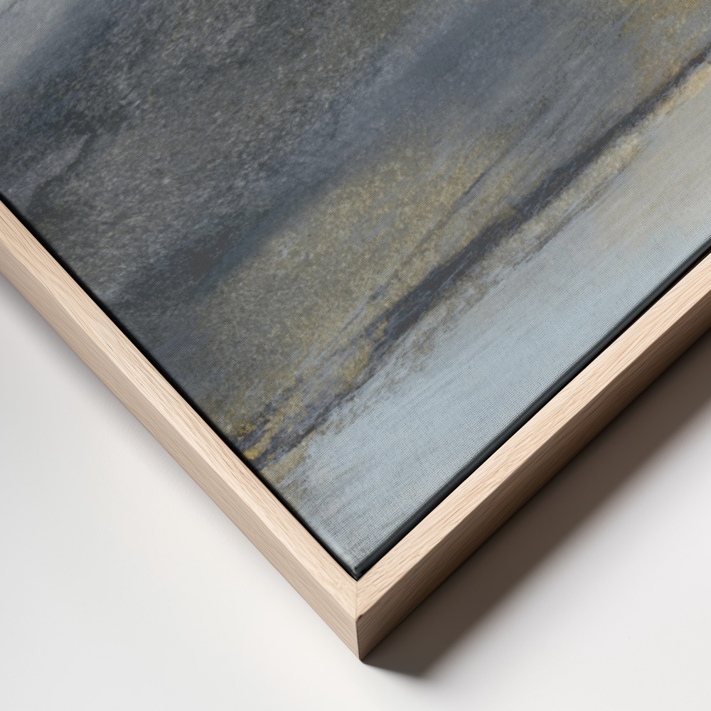 Canvas schilderi - Land 1 frame close up - natuurlijk frame